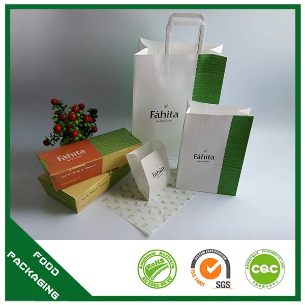 
 Герметичная белая Крафтовая бумага, Экологически чистая биоразлагаемая одноразовая коробка для обеда Bento  