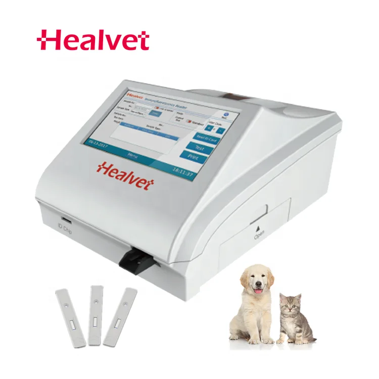 
 Портативный ветеринарный иммуноферментный тестер Healvet Progestrone, анализатор собак для Canine  