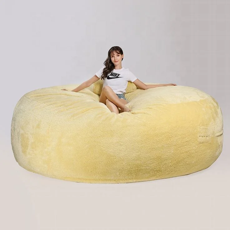 Стул мебель 9 футов диван-кровать шерпа овчина мешочек желтая 270 см xxl мешочек для взрослых