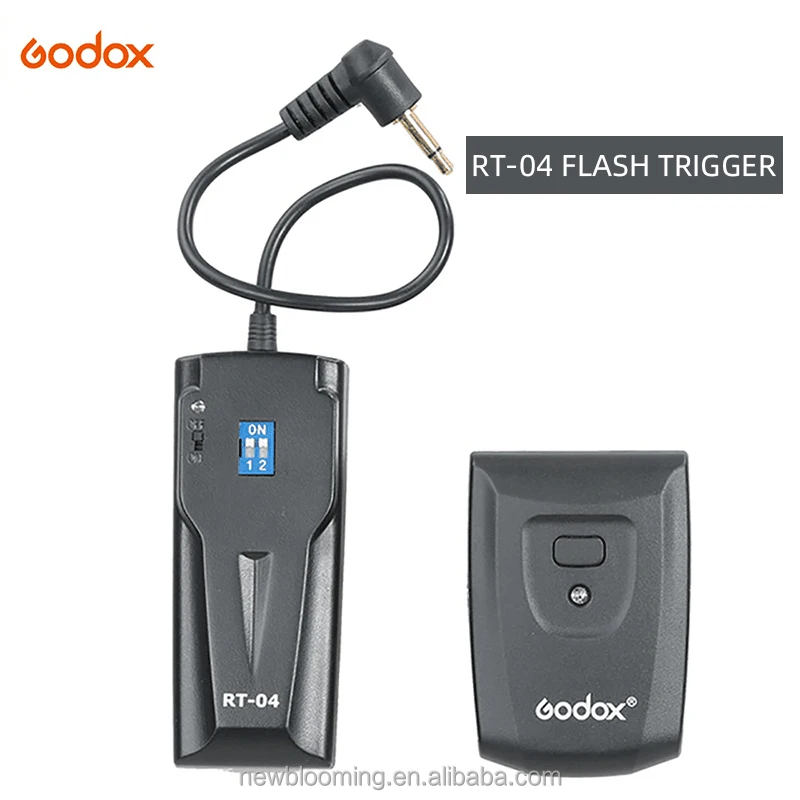 Godox RT-04 4-Channel Wireless Studio Strobe Flash Trigger Remote for DSLR Cameras