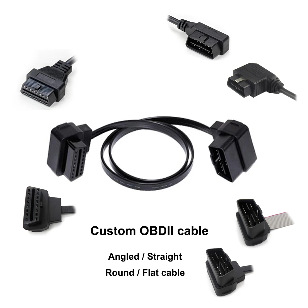 
 Obd2, телематический соединитель, адаптер печатной платы, Штекерный Соединительный кабель obd jзубного типа  