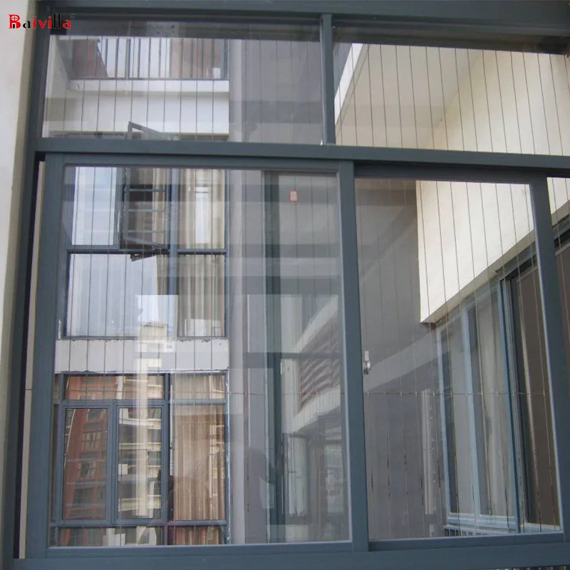 
Сделано в Китае, алюминиевое закаленное стекло, раздвижное окно, встроенные поворотные экшн-замки для продажи, Нигерия 