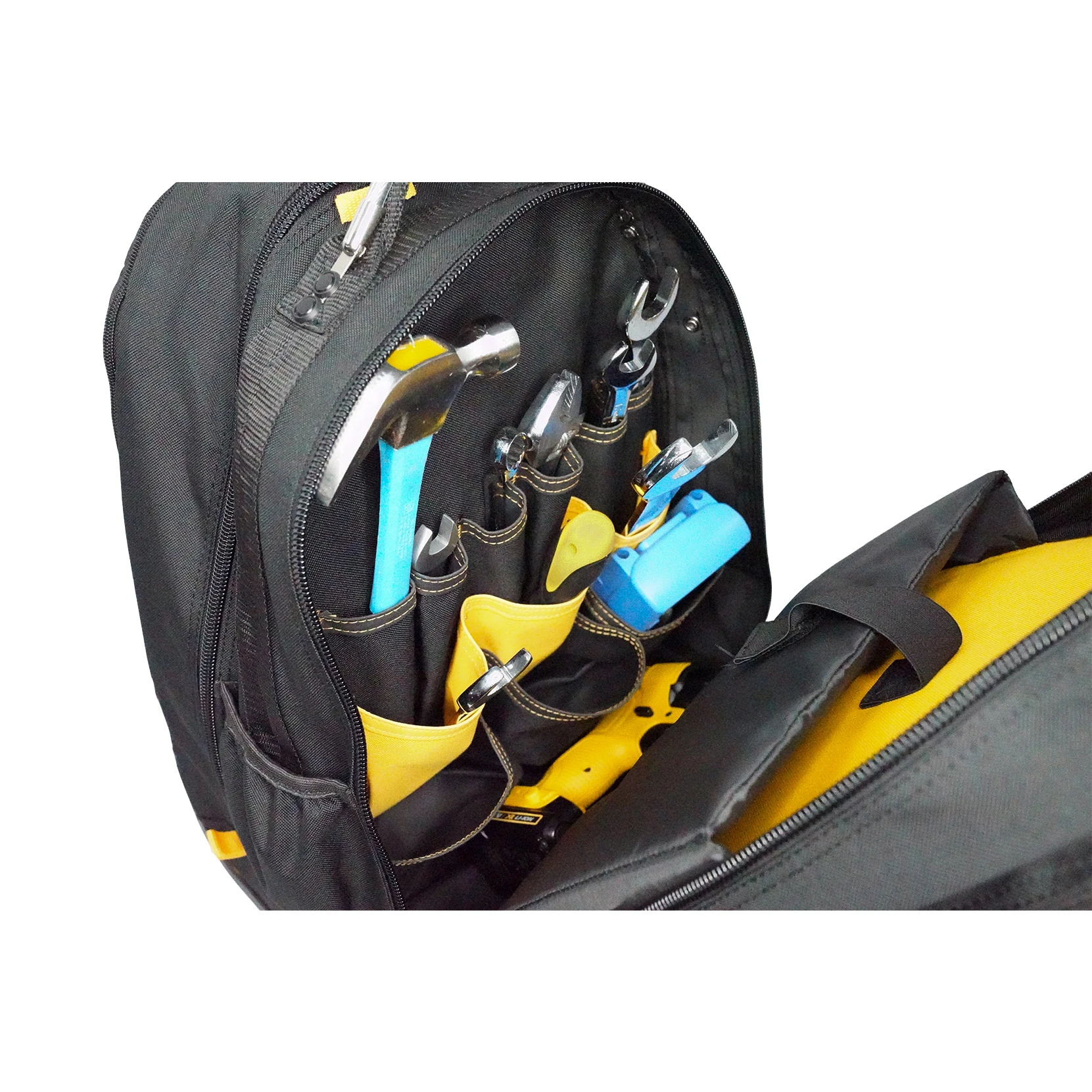 
Рюкзак для инструментов на колесиках, сумка для инструментов с 28 карманами, сумка для инструментов с плечевым ремнем и прочной ручкой 