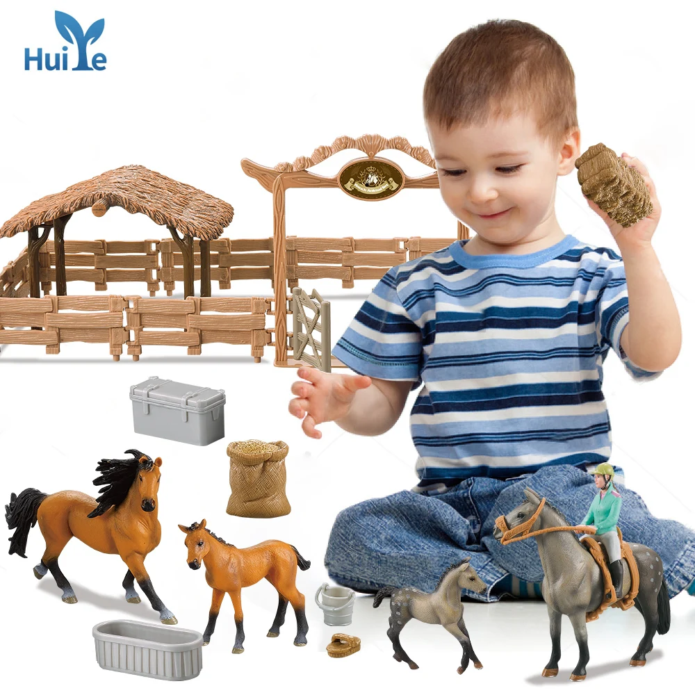 
Миниатюрные животные Huiye, нетоксичные фигурки животных из ПВХ для обучения, игрушки для коров, модель, фигурки, игрушки из быка и быка, коллекционные игрушки 