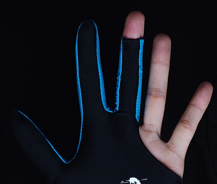 
Спортивные перчатки для бильярда с тремя пальцами 