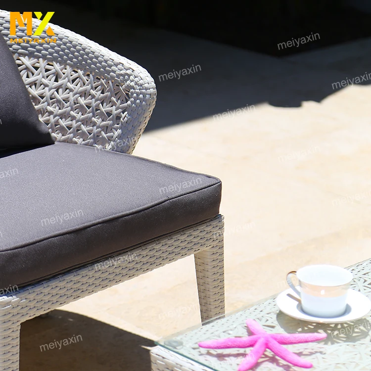 Новый дизайн MX, досуг, коммерческий белый pe ротанговый садовый обеденный открытый плетеный стул (принимаются заказы)