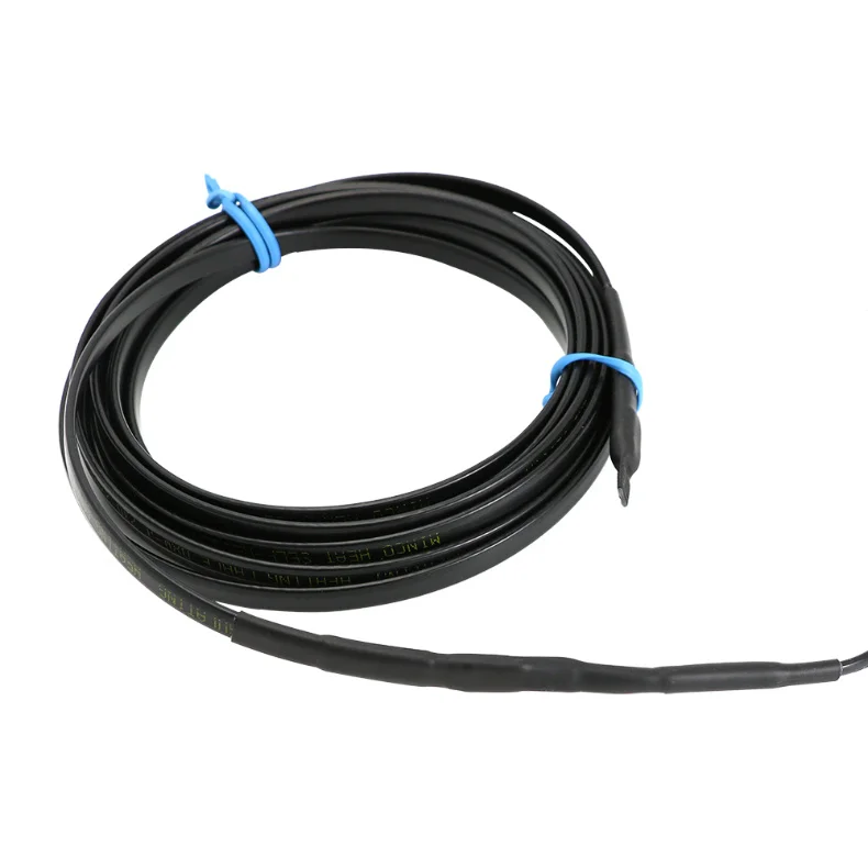 EU Plug 25W/M Heating Cables Self Regulating Pipe Anti-Freeze Protection Roof Gutter De-Icing with 220V Electric Wire