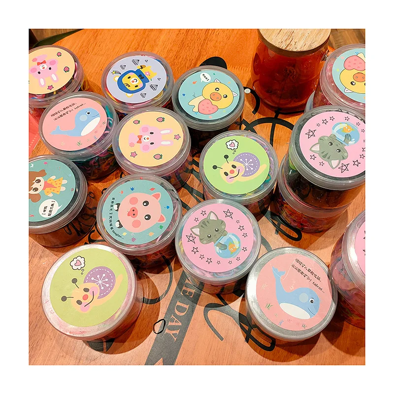 Colorful Elastic Rubber Bands One-time Hair Bands Hair Tie Ponytail holders Rainbow DIY Loom Bands Bracelets Accessories.jpg