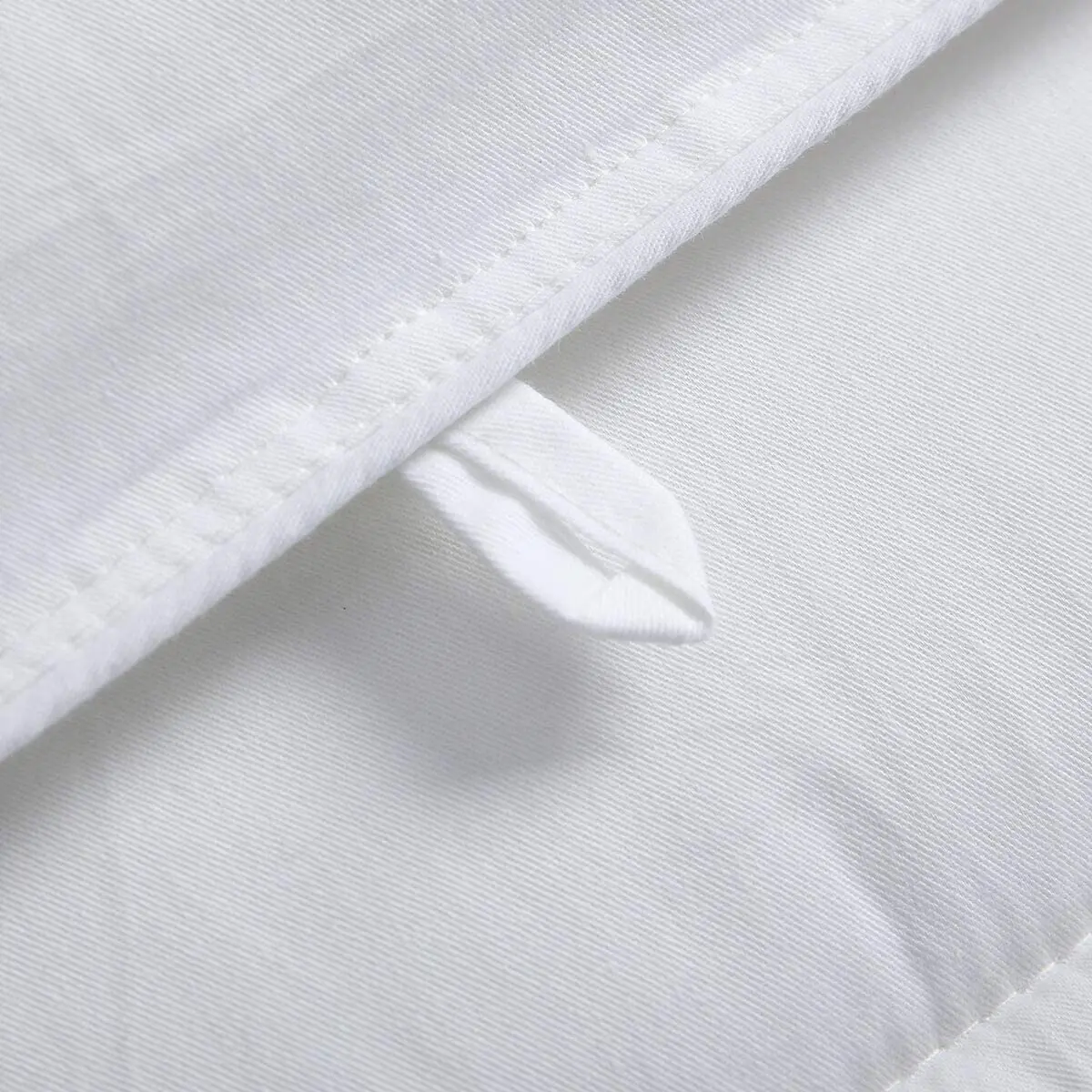 
 Стеганое белое дышащее всесезонное одеяло  