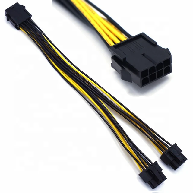 Изготовленный На Заказ Gpu Pcie 8 Pin кабель питания Psu двойной 6 2 8pin удлинитель сплиттер удлинитель кабель производитель