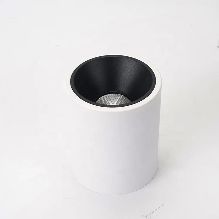 
 Немерцающий 4000k 20w 25w Австралийский стандарт поверхностного монтажа черный белый цвет антибликовый квадратный круглый светодиодный потолочный светильник для модернизации  