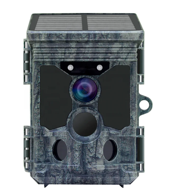 New technology hot sale 4K solar panel Camo video hunting trail wildlife outdoor camera