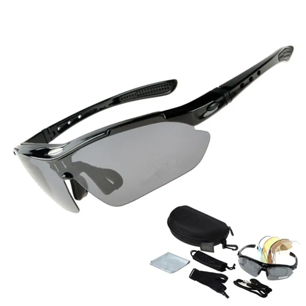 
Очки велосипедные RockBros TR90, поляризационные Сменные солнечные очки с 5 линзами, UV400 
