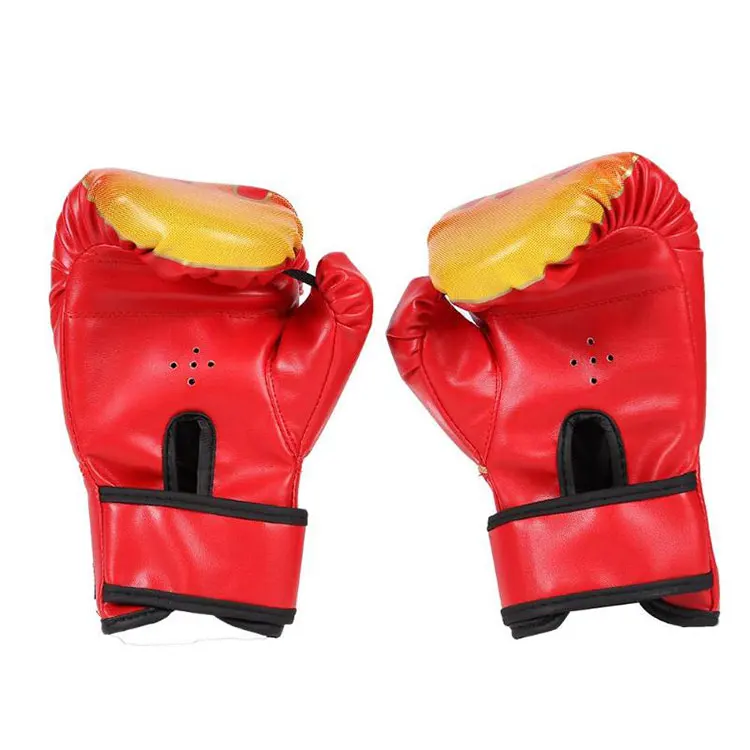 Профессиональные дышащие детские боксерские перчатки из искусственной кожи на заказ