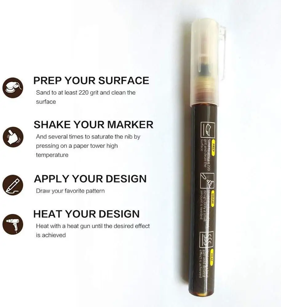 Гравировальный маркер для выжигания, термопаяльник, Пирография, ручка для выжигания древесины, подходит для искусства и ремесла