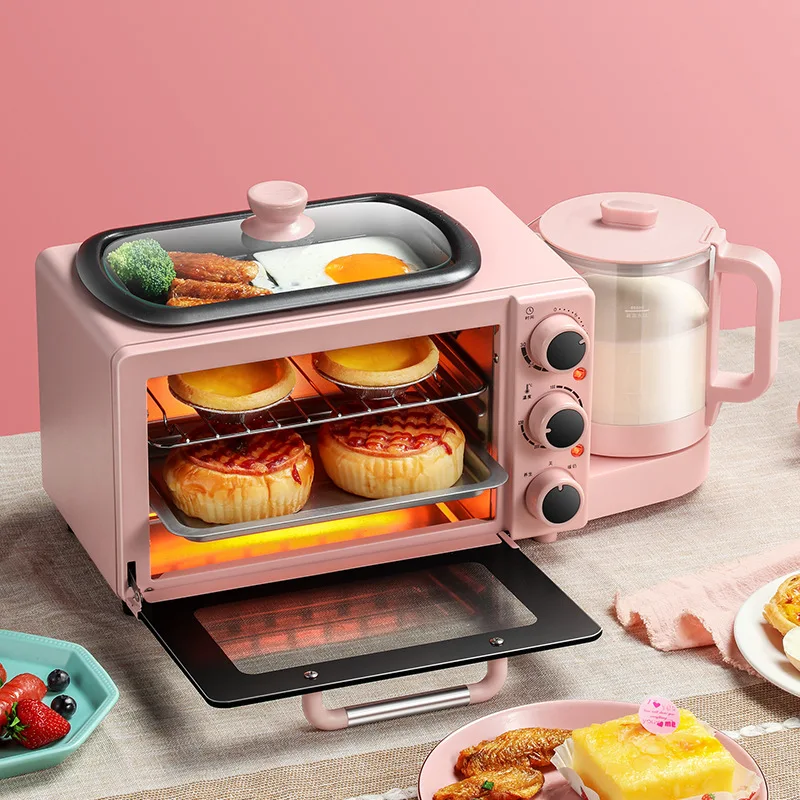 
 Лидер продаж, умные многофункциональные тостеры, духовка, кофейник, сковорода, сковорода 3 в 1, машина для приготовления завтрака  