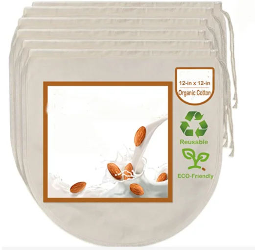 2021 пищевой пеньковый в форме дуги пакет для молока и орехов органический шнурок пользовательская этикетка упаковка на