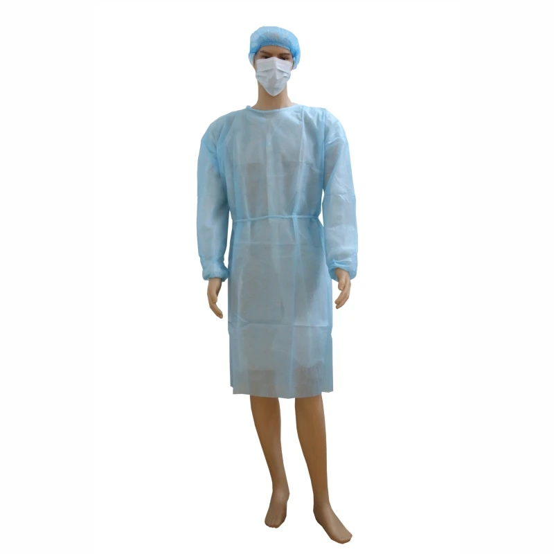 Хирургические взрослые нестерильные Sms-платья Aami уровня 2, водостойкие хирургические медицинские одноразовые изоляционные халаты Ppekit