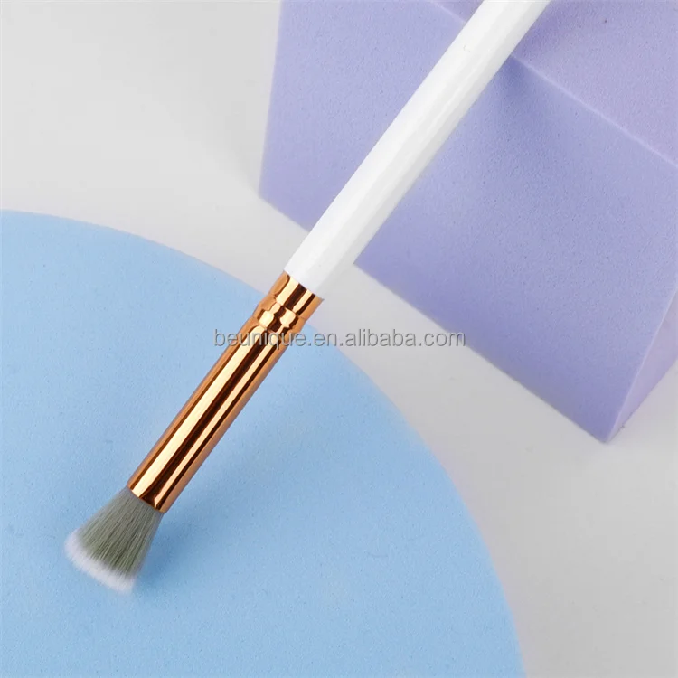 11pcs custom matte black makeup brushes with case