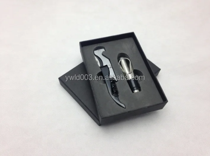 Amazon Top Seller 2021 Factory Direct 4pcs Wine Bottle Opener Set Wine Opener Kit Vacuum Stopper