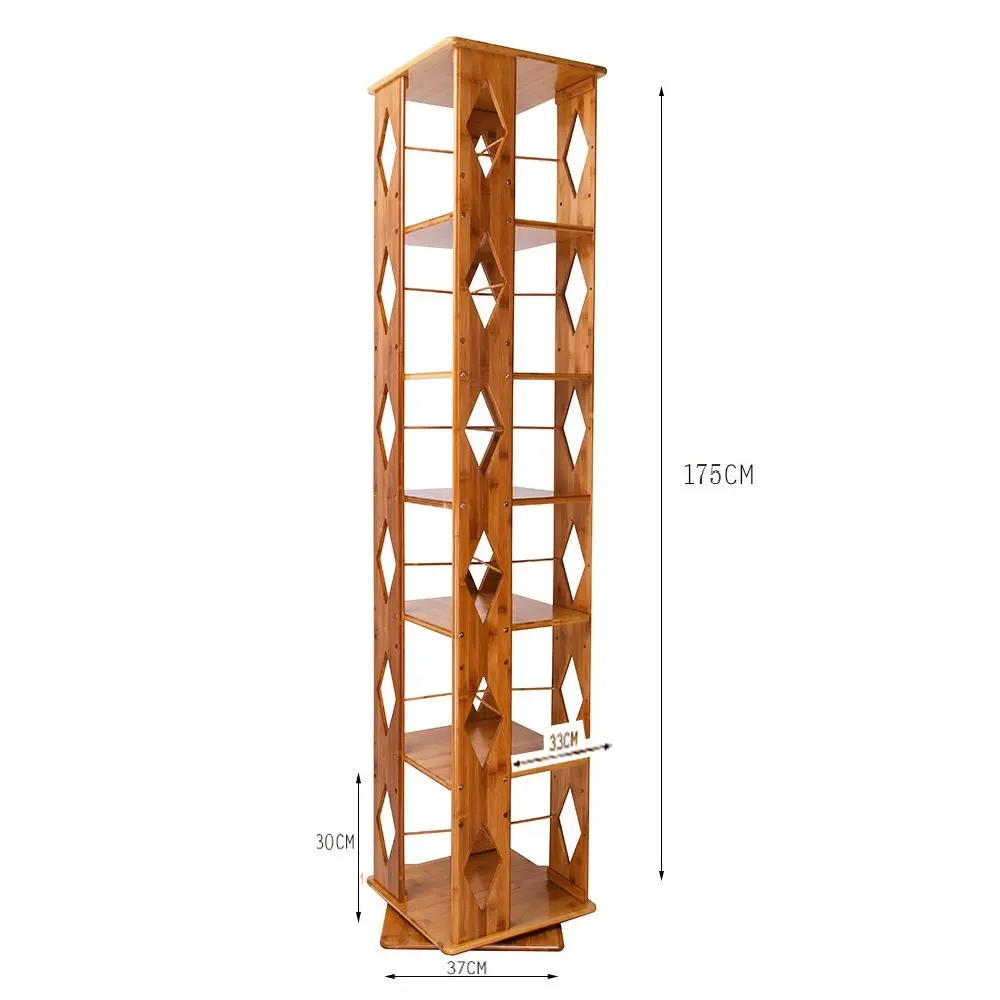 
 Современный стиль 5 уровня оборотного книжная полка бамбуковая лестница книжный шкаф  
