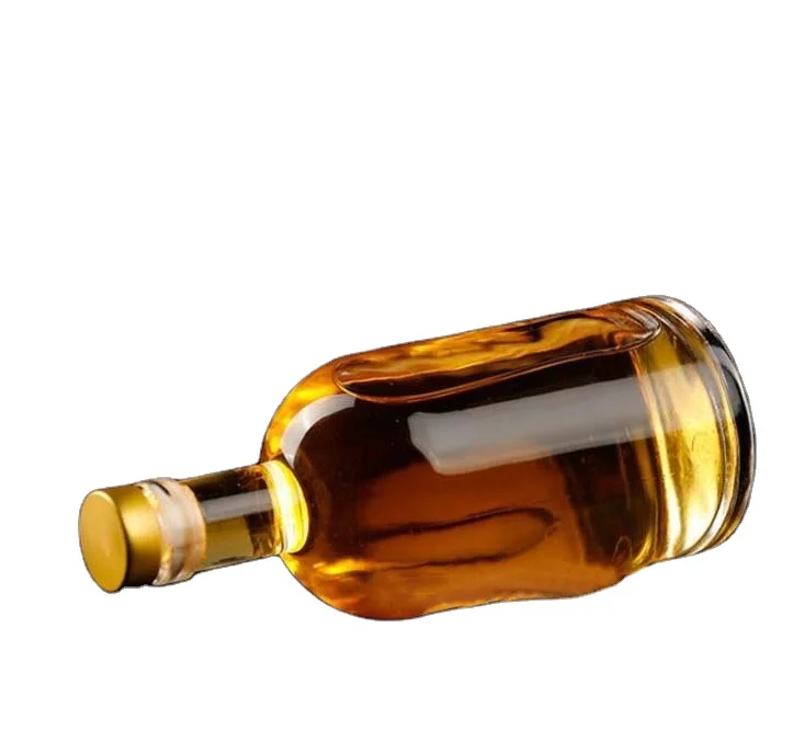 
 Gin стеклянная бутылка с деревянной пробкой Оптовая торговля Высокое качество матовое 200 мл вино автоматизированный осмотр для обеспечения качества ≥ 1.8mpa  