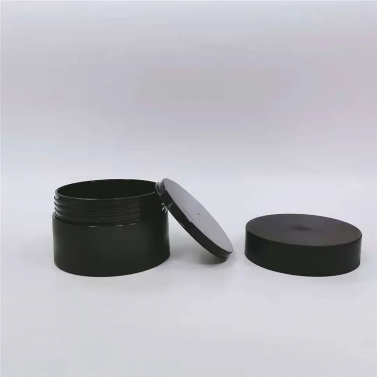 
 Акриловая пустая цветная пластиковая черная Косметическая баночка для крема, 15 мл, 5 г, 15 г, 30 г, 50 г, с шелкографией под заказ  
