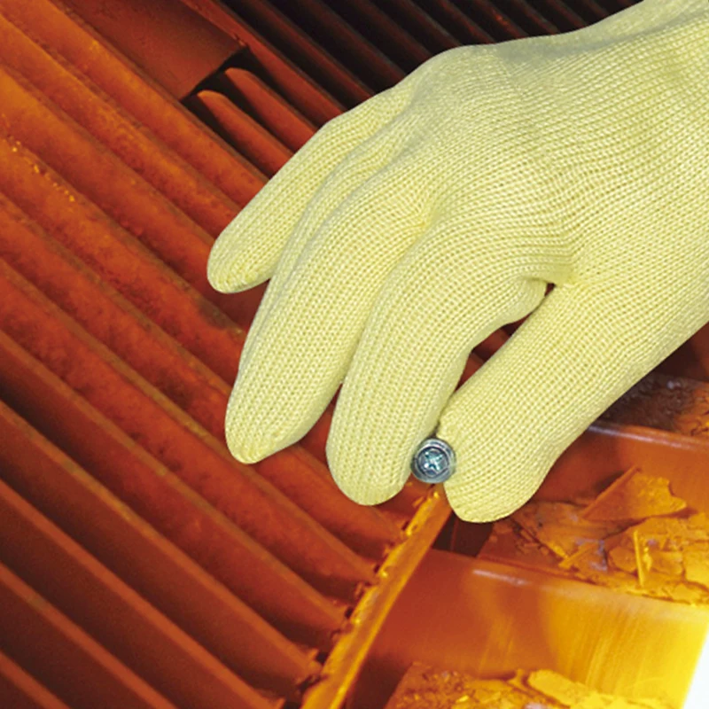 Seeway двухслойные трикотажные термостойкие перчатки гриль печь перчатки с пальцеобразными элементами (1 пара)