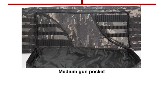 
Разноцветный чехол для охотничьей пневматической винтовки, противоударный чехол для тактической двойной винтовки, мягкий чехол для пистолета с дизайном OEM/ ODM 