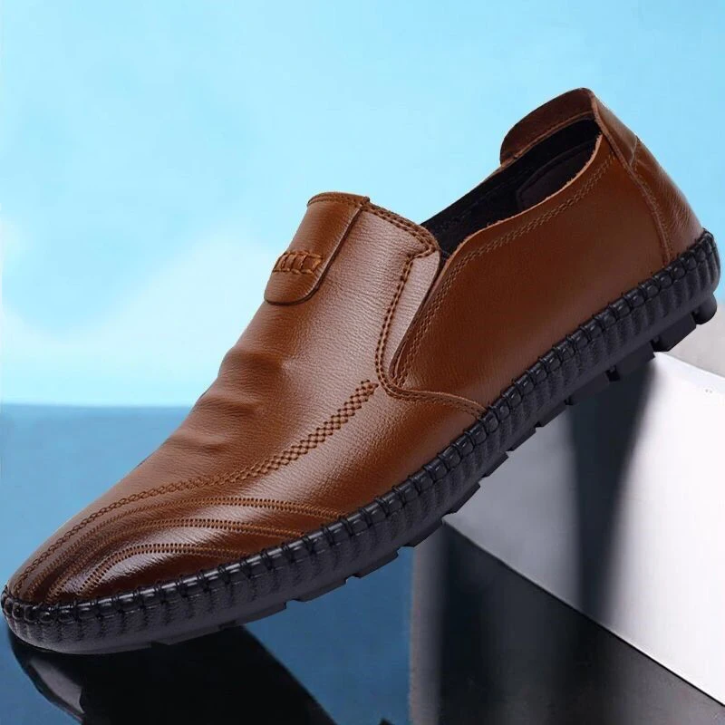 
OEM, оптовая продажа, удобная мягкая кожаная обувь для мужчин 