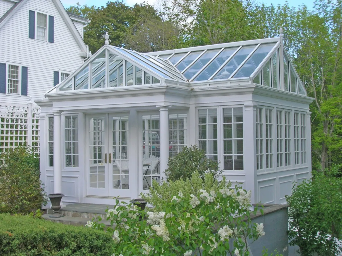 Предварительно изготовленный домик, Солнечная комната/Зимний сад/стеклянный дом с изолированным стеклом