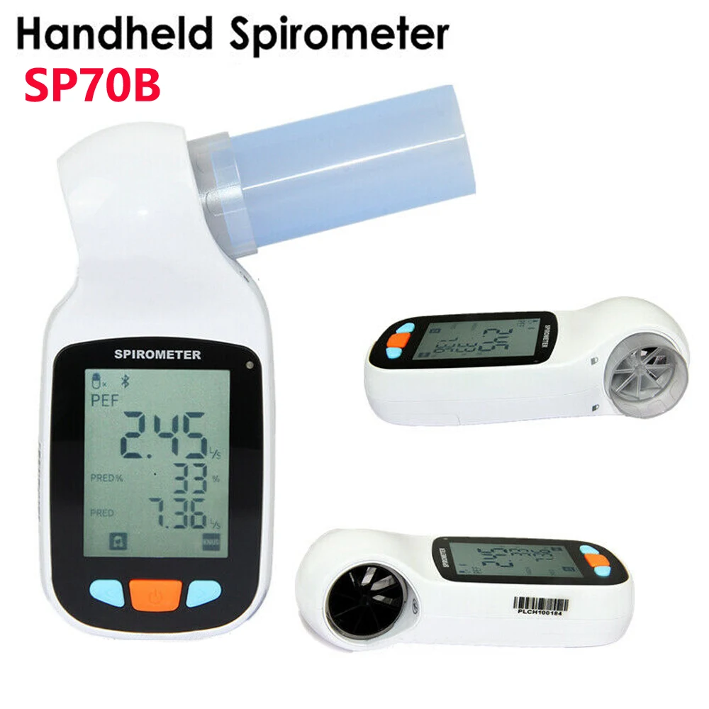 SP70B, недорогой медицинский спирометр BT, портативный цифровой диагностический спирометр для дыхания легких