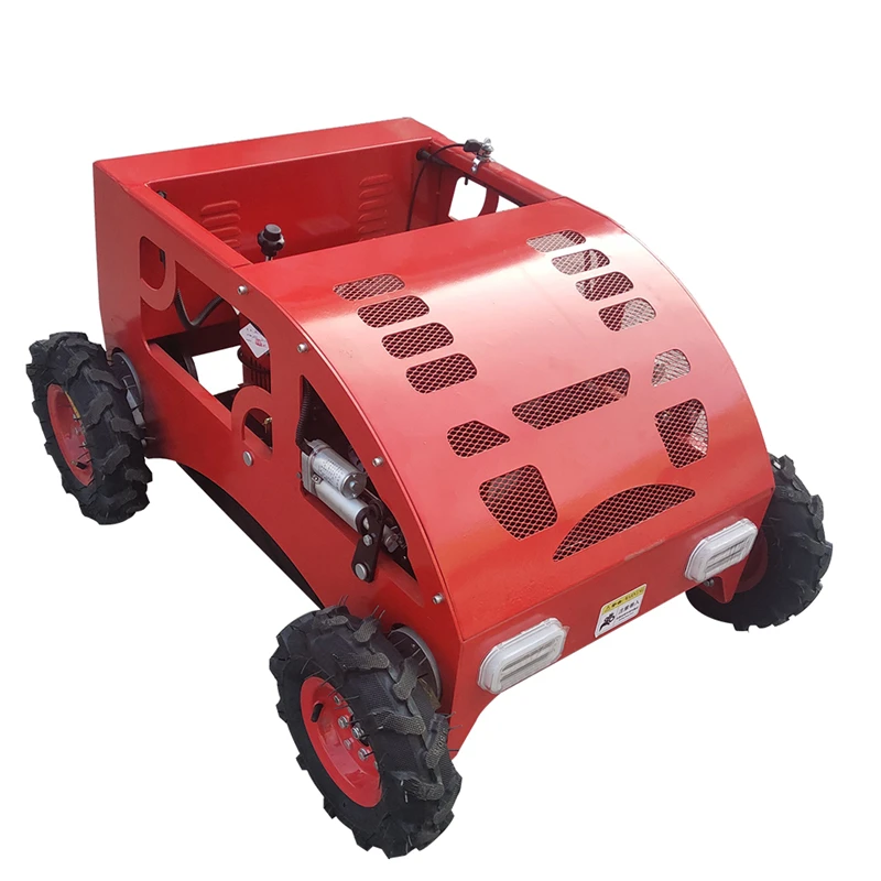 
Робот газонокосилка с 4 колесами 4-тактный бензиновый триммер газонокосилка резак 