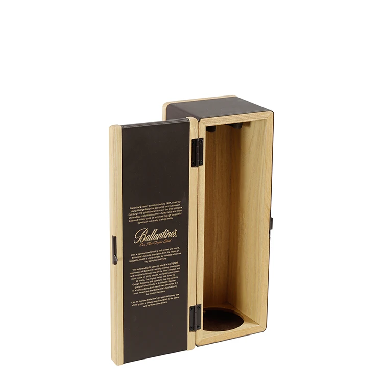 
 Быстрая доставка, роскошная Подарочная деревянная коробка из искусственной кожи, коробка для вина, деревянная коробка с логотипом на заказ  