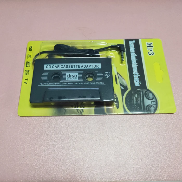 
Оптовая продажа, портативная Универсальная автомобильная аудиокассета в стиле ретро 35 мм, автомобильная аудиокассета 3,5 мм/35 мм, передатчик aux-адаптера 
