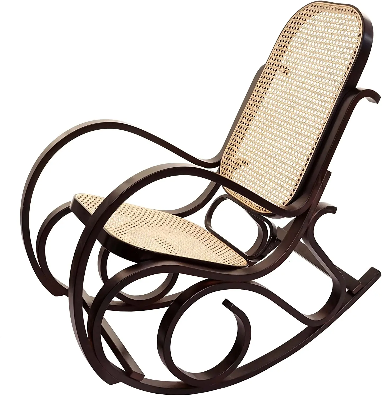 Деревянное кресло-качалка для гостиной использования в помещении и на открытом