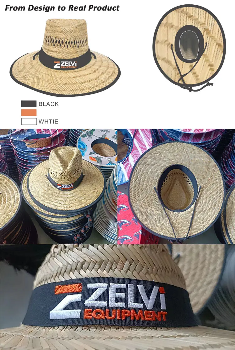 Custom Beach Straw Hats