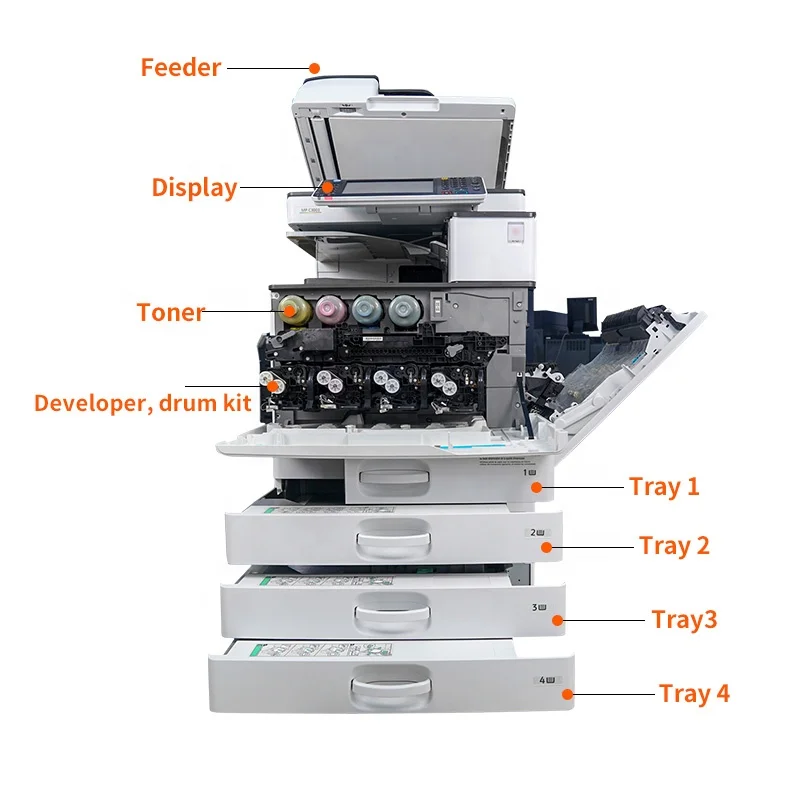 
 Лазерный принтер для офиса цвета для Ricoh все-в-одном принтера  