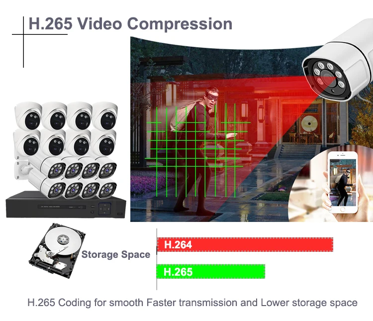 H.265 Storage POE 16ch