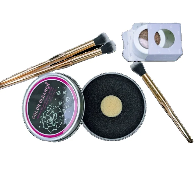 Очиститель кистей для макияжа, инструмент для удаления и очистки, двухслойные очистители для макияжа
