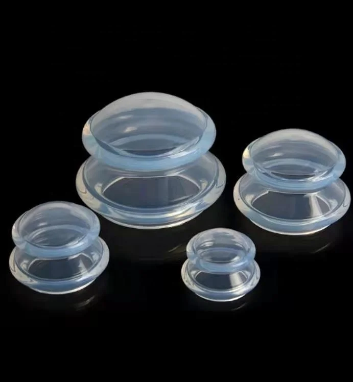 
 Индивидуальный Высококачественный портативный прозрачный силиконовый вакуумный массажный набор для тела Hijama  