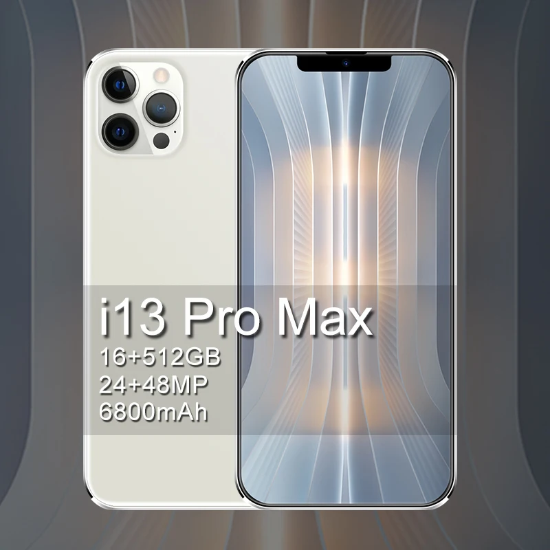 I13 pro max 6,7 дюйма высокой четкости глобальная версия оригинальный смартфон 16GB + 512GB продолжительное время работы в режиме ожидания: держатель для мобильного телефона Android
