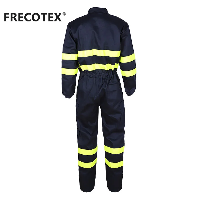 
Конструкция FRECOTEX огнестойкая рабочая одежда Fr готовый антистатический защитный комбинезон для нефти и газа с отражателем 