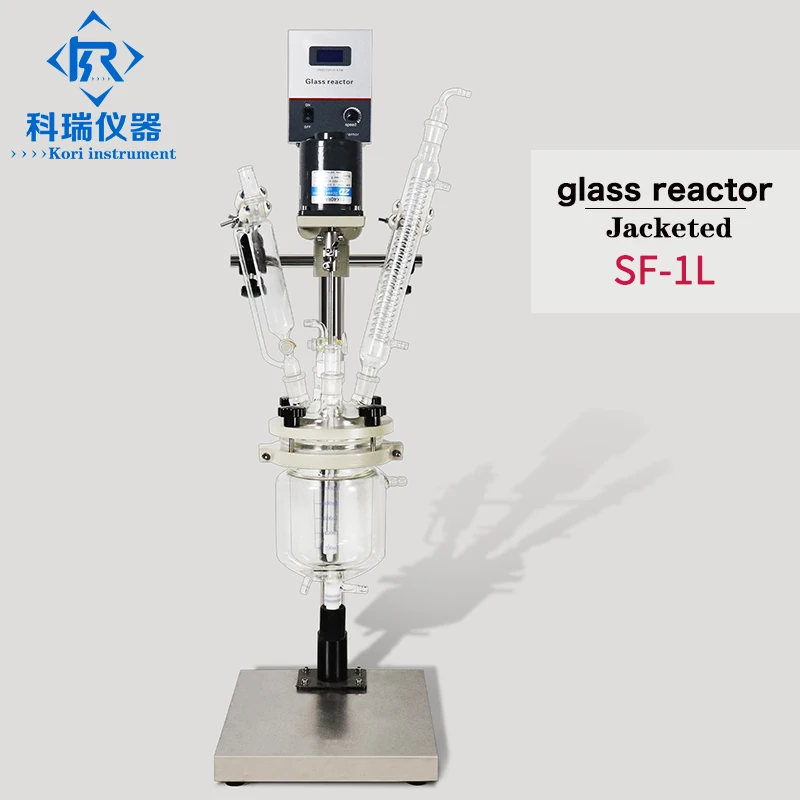 double glass reactor 1L