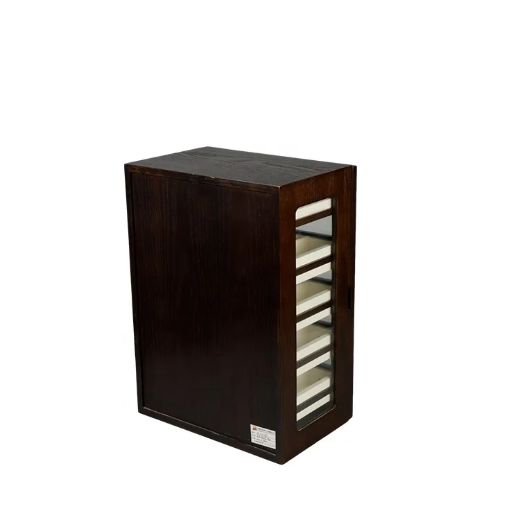 Деревянный напольный шкаф DS под заказ, деревянная витрина для ювелирных изделий