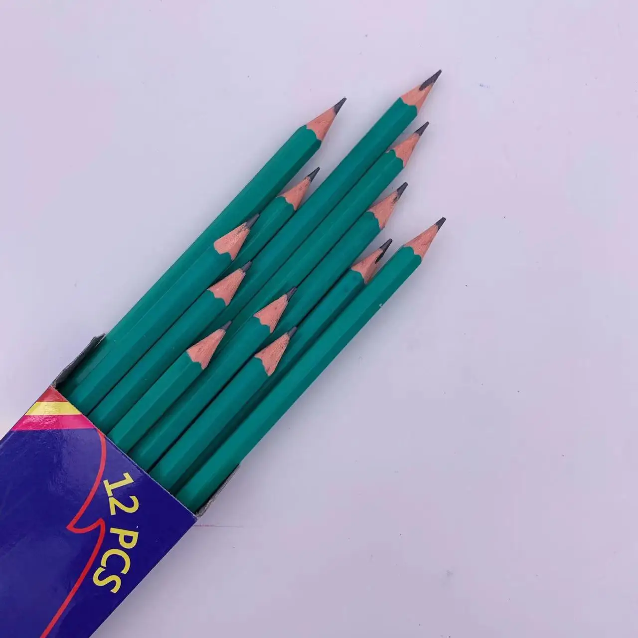 Высококачественный недорогой карандаш HB 2B с логотипом на заказ с ластиком для школы и офиса