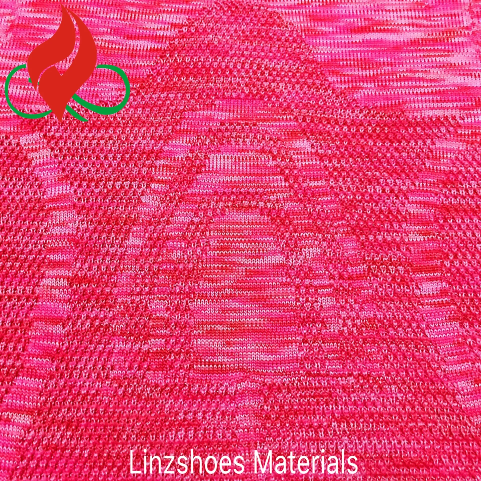
LNZ-F002-2 Vest2 красная/Розовая вязаная верхняя гибкая обувь, дышащая Спортивная обувь 