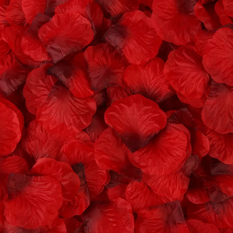 
 1000 шт красочные искусственные лепестки роз Свадебные Petalas красочные шелковые цветы аксессуары День святого Валентина свадебные розы  