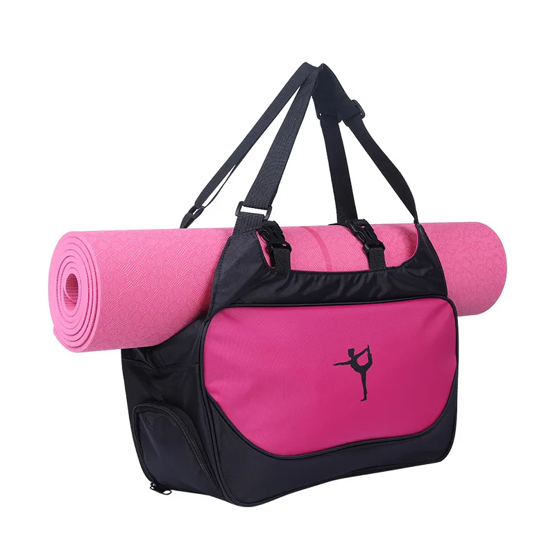 Китайские спортивные сумки O022 из Гуанчжоу для активного отдыха, легкая Спортивная дорожная розовая спортивная сумка для йоги, пилатеса