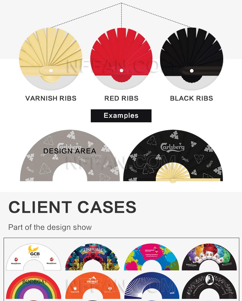 hand fan custom printed